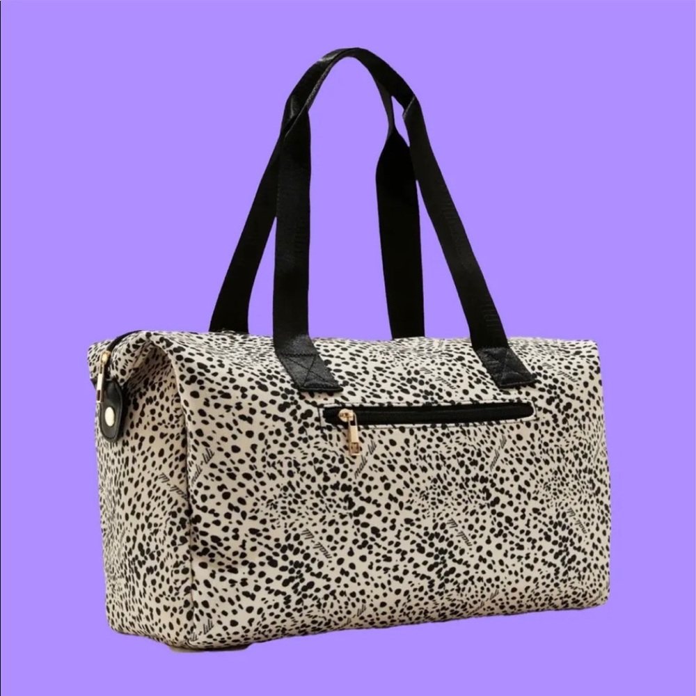 Mali & Lili Weekender Bag in Cream NWT MSRP $128